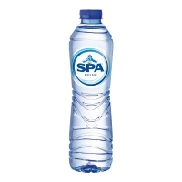 Verfrissend en puur mineraalwater (Spa Blauw, 500 mL fles).
