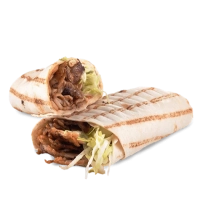 Vers afgebakken durum (tortilla) gevuld met gegrild, gekruid adana kebab (gehakt), frisse salade en huisgemaakte saus naar keuze.