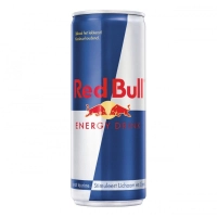 Verfrissende, bruisende energiedrank (Red Bull Energy Drink, 250 mL blik).
